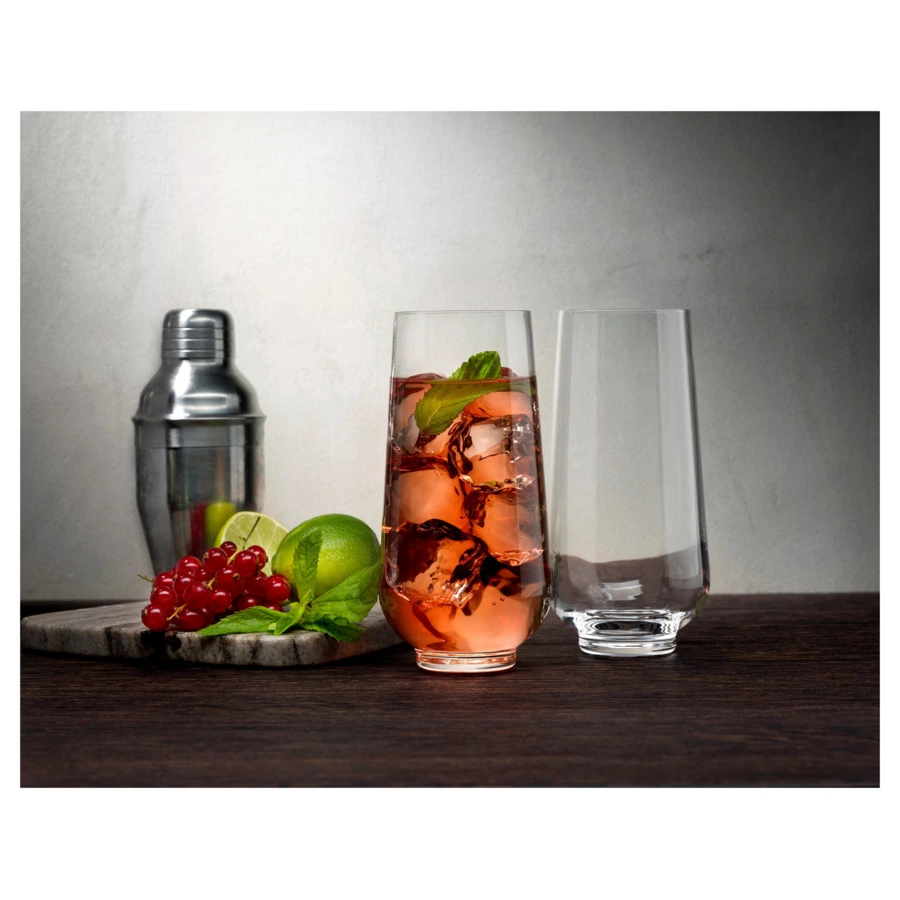 Набор стаканов хайбол Nude Glass Хепберн 425 мл, 4 шт, стекло хрустальное