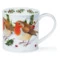 Кружка Dunoon Снегири Оркни 350 мл, фарфор костяной