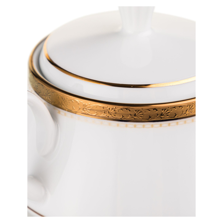 Сервиз чайно-кофейный Noritake Шарлотта Голд на 6 персон 15 предметов
