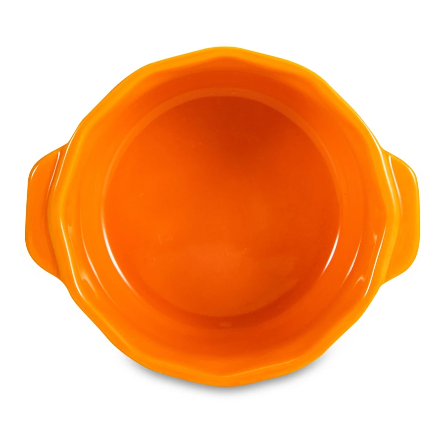 Рамекин с ручками Esprit de cuisine Festonne d12,5 см, 250 мл, оранжевый