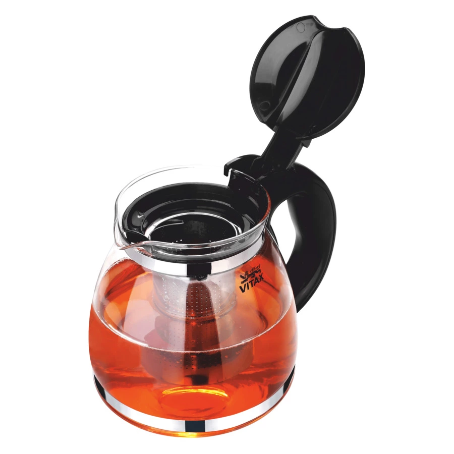 Чайник заварочный Vitax Lulworth 1,5 л, стекло
