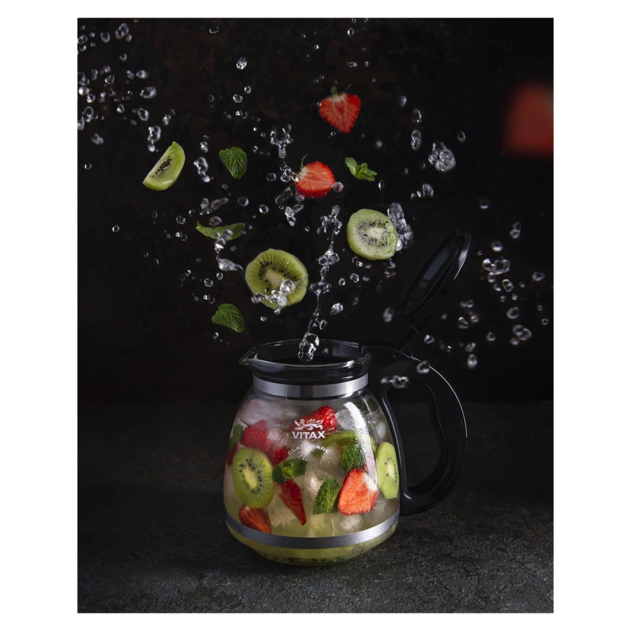 Чайник заварочный Vitax Lulworth 1,5 л, стекло