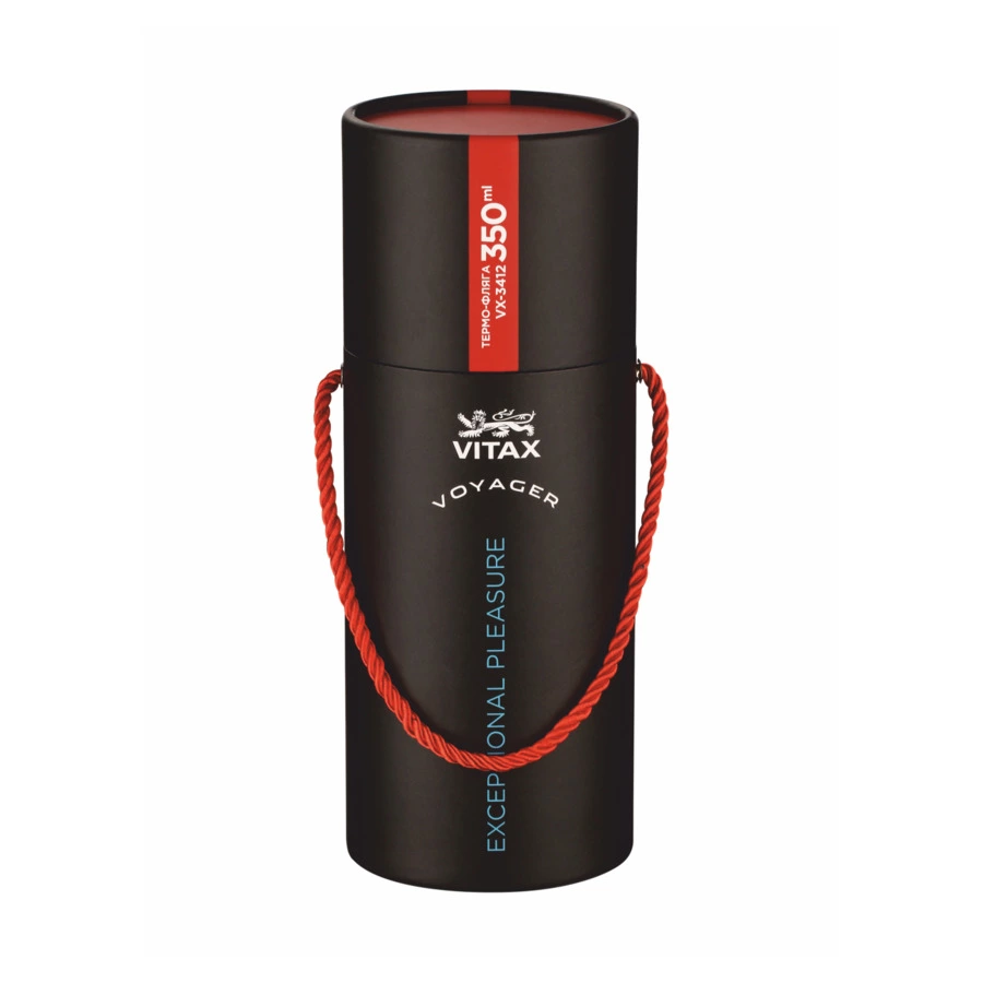 Термос-фляга Vitax Exceptional 350 мл, сталь нержавеющая