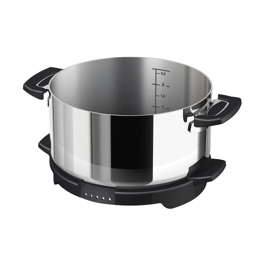 Кастрюля с крышкой Vitax 2,9 л, сталь нержавеющая