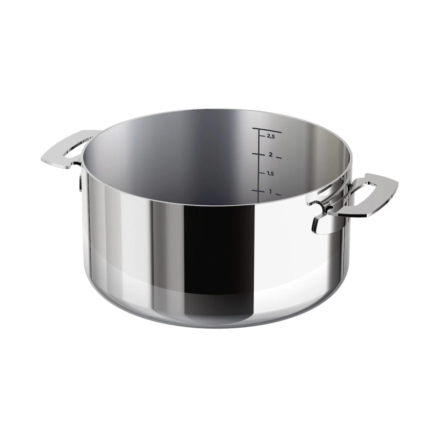 Кастрюля с крышкой Vitax 2,9 л, сталь нержавеющая