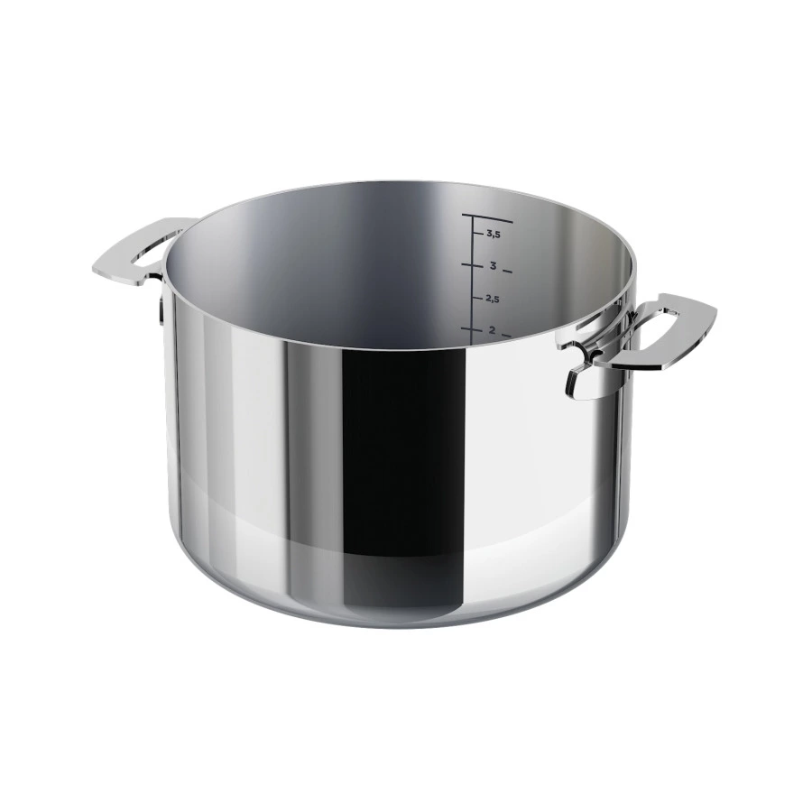 Кастрюля с крышкой Vitax 4 л, сталь нержавеющая