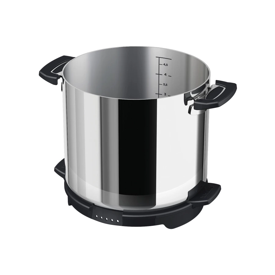 Кастрюля с крышкой Vitax 5 л, сталь нержавеющая