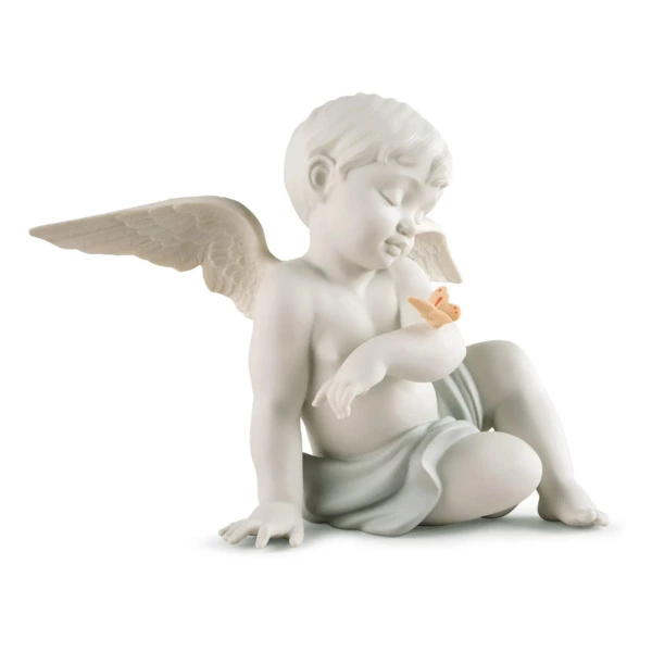 Фигурка Lladro Ангел и бабочка 20х26 см, фарфор