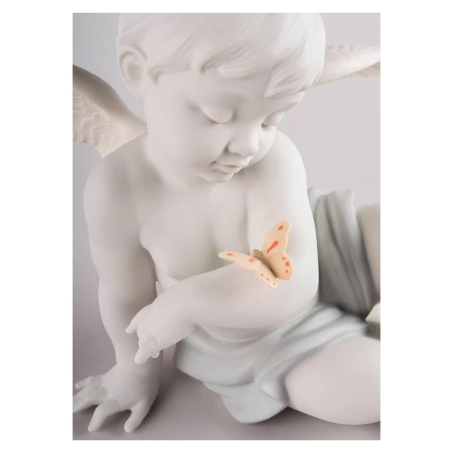 Фигурка Lladro Ангел и бабочка 20х26 см, фарфор