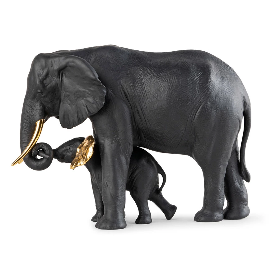 Фигурка Lladro Показывая путь 29х26 см, фарфор, черная