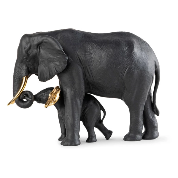 Фигурка Lladro Показывая путь 29х26 см, фарфор, черная