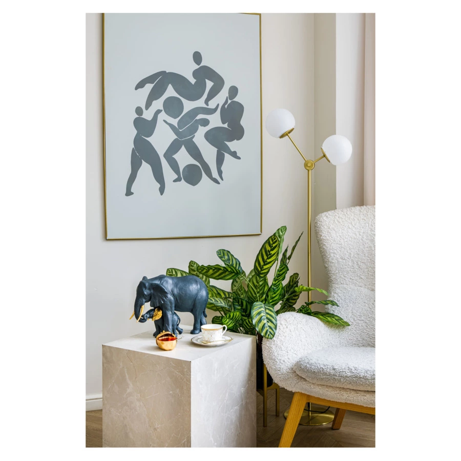 Фигурка Lladro Показывая путь 29х26 см, фарфор, черная