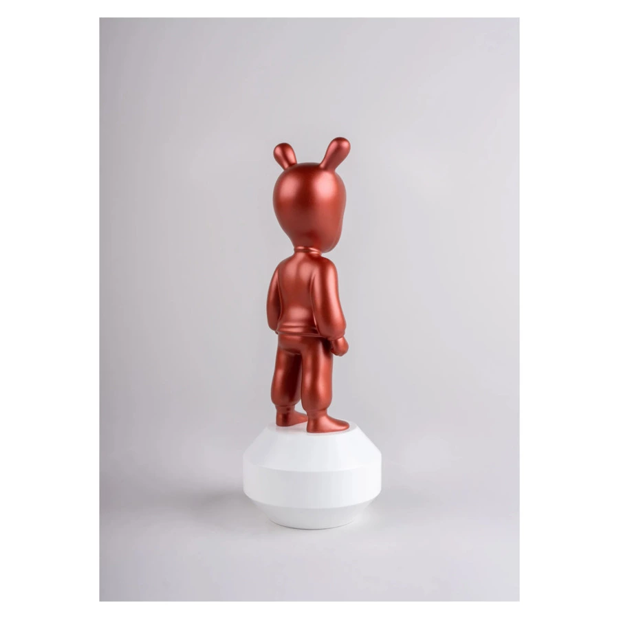 Фигурка Lladro Гость красный металлик, малый 11х30 см, фарфор