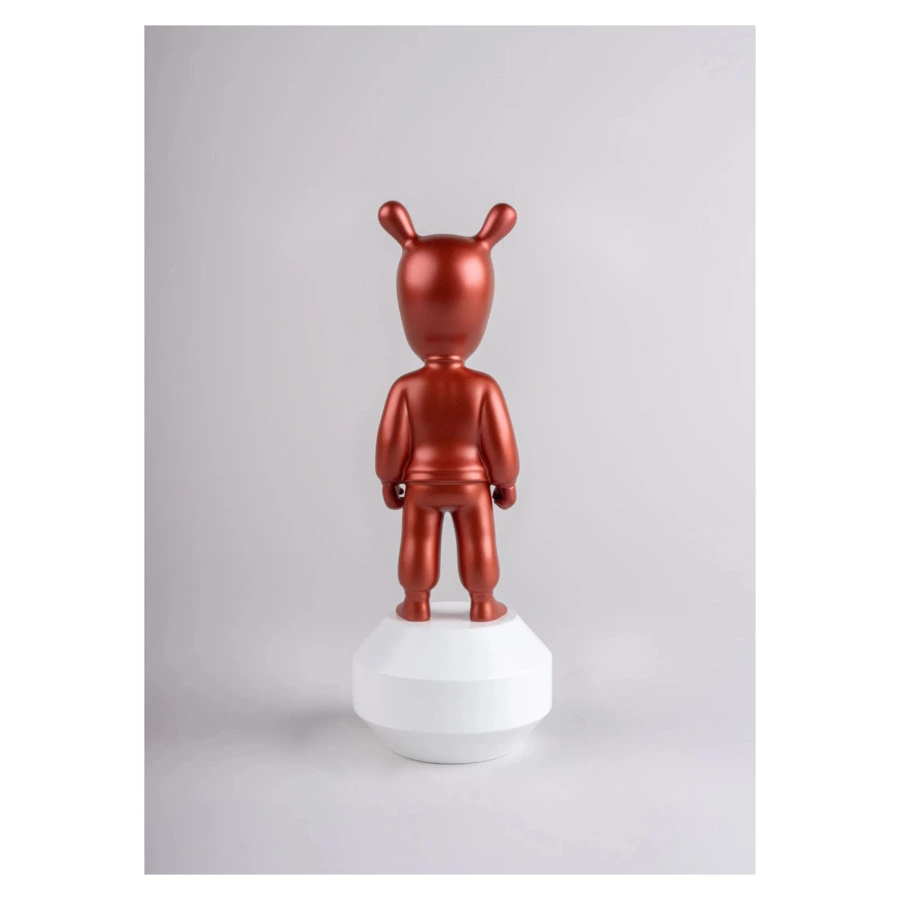 Фигурка Lladro Гость красный металлик, малый 11х30 см, фарфор