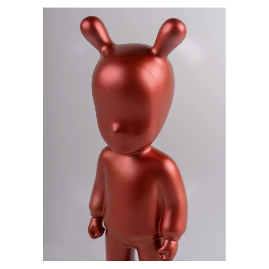 Фигурка Lladro Гость красный металлик, малый 11х30 см, фарфор