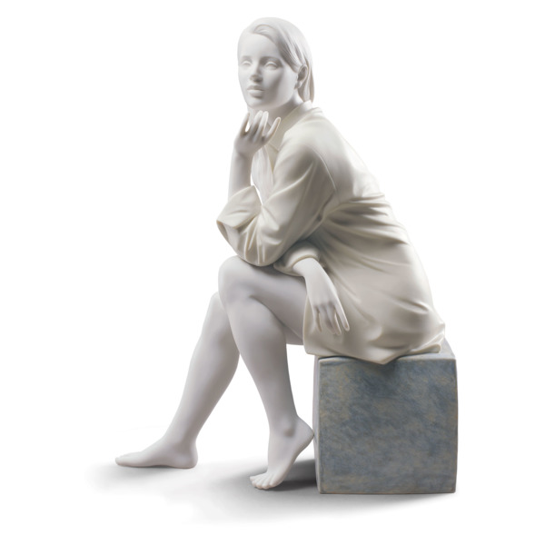 Фигурка Lladro В своих мыслях 17х37 см, фарфор