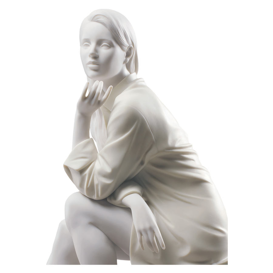 Фигурка Lladro В своих мыслях 17х37 см, фарфор