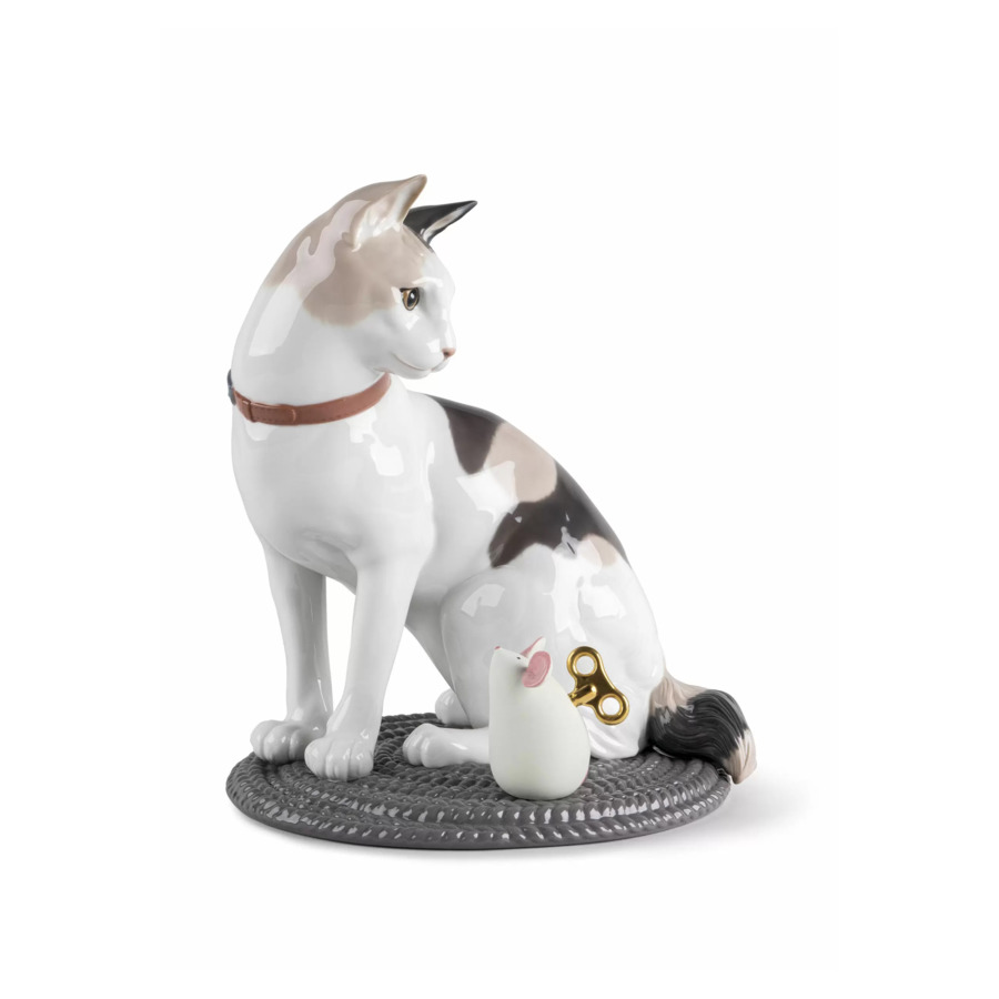 Фигурка Lladro Кошки - мышки 33х22 см, фарфор