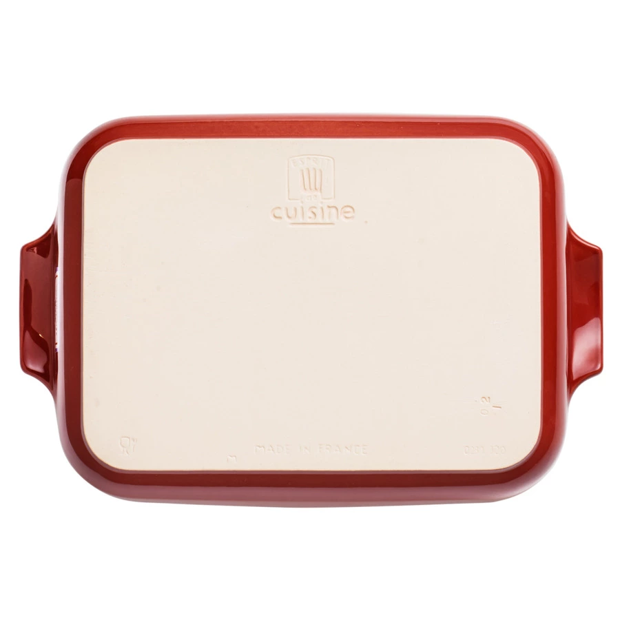 Форма для запекания прямоугольная Esprit de cuisine 32x21 см, 2,3 л, малиновая