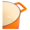 Кастрюля с крышкой LAVA d20 см, 2,8 л, чугун, оранжевая