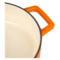 Кастрюля с крышкой низкая LAVA d24 см, 2,5 л, чугун, оранжевая