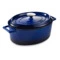 Утятница LAVA Edition 23х29 см, 4,7 л, чугун, синяя