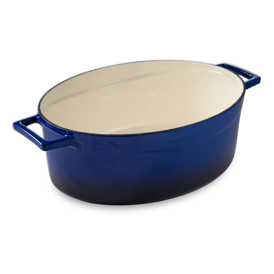 Утятница LAVA Edition 23х29 см, 4,7 л, чугун, синяя