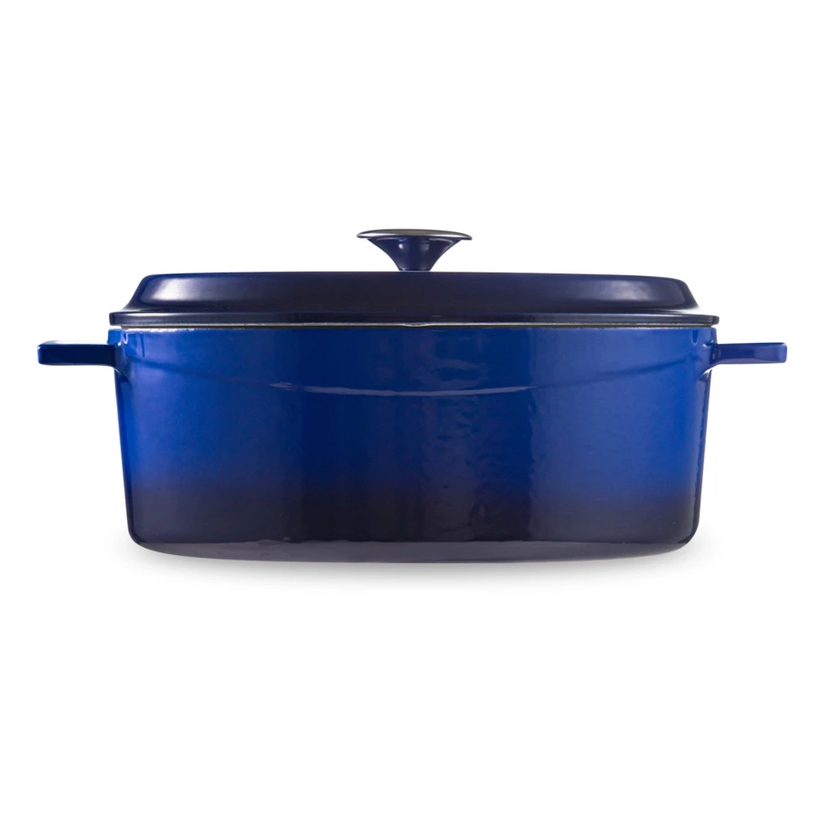 Утятница LAVA Edition 23х29 см, 4,7 л, чугун, синяя