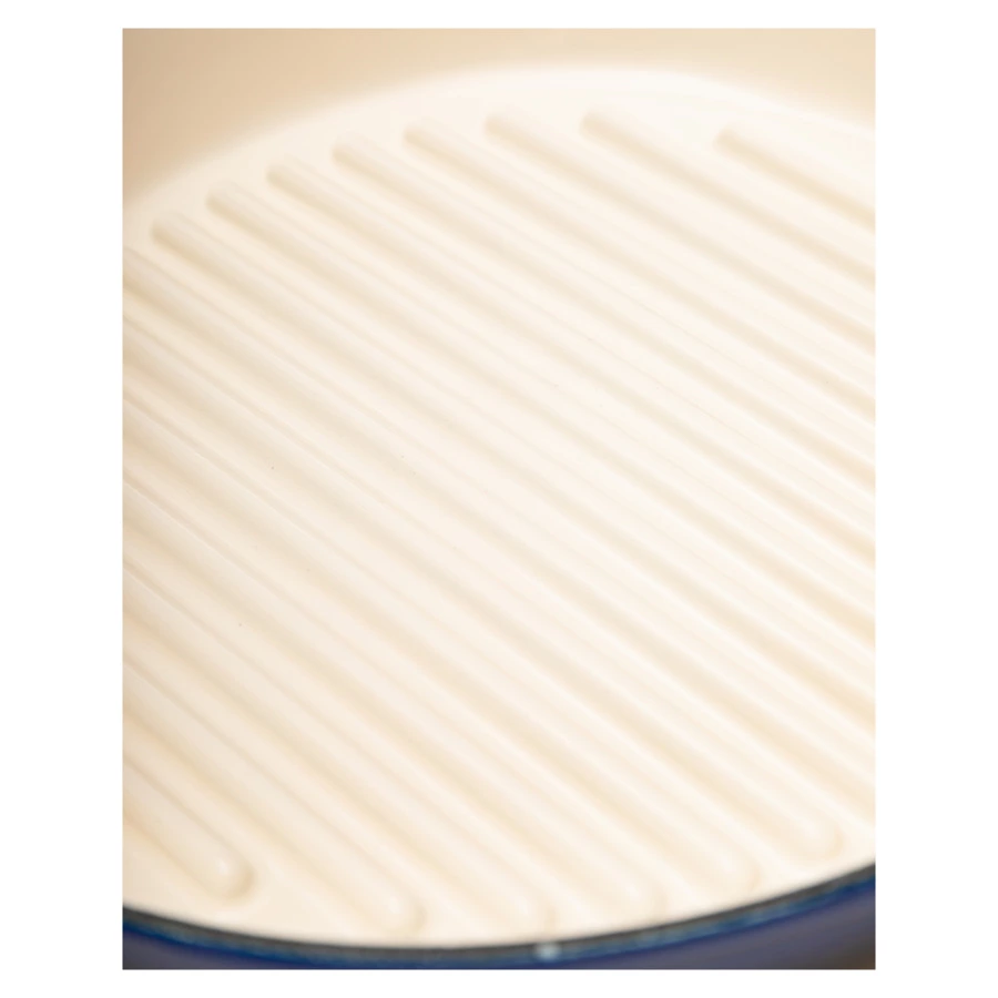 Сковорода-гриль LAVA Edition d28 см, 2,16 л, чугун, синяя