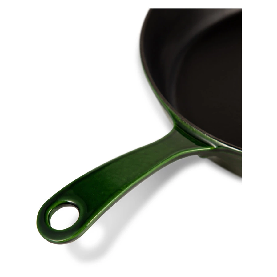 Сковорода LAVA Premium d28 см, 2,3 л, чугун, зеленая