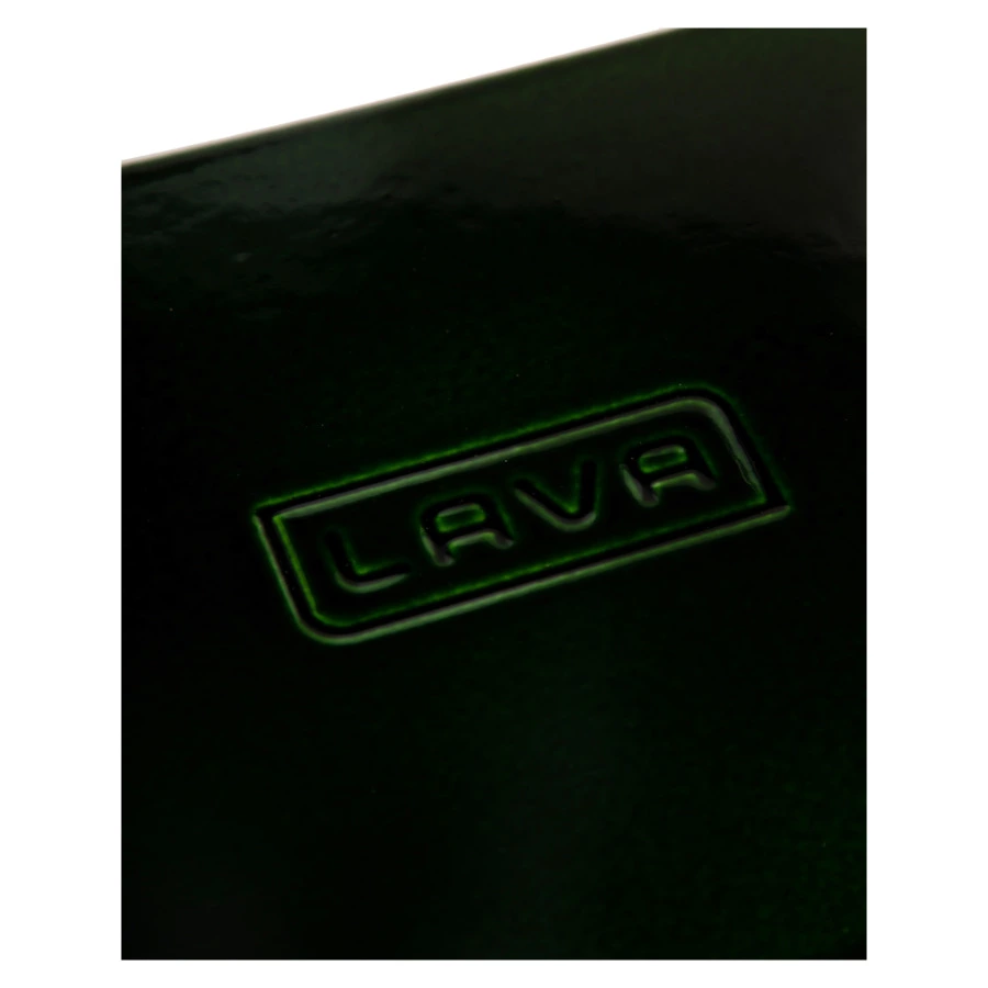 Форма для запекания LAVA Premium 26х40 см, 4,8 л, чугун, зеленая