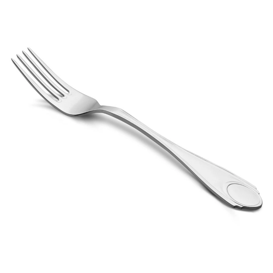 Вилка десертная Русские самоцветы 57,84 г, серебро 925