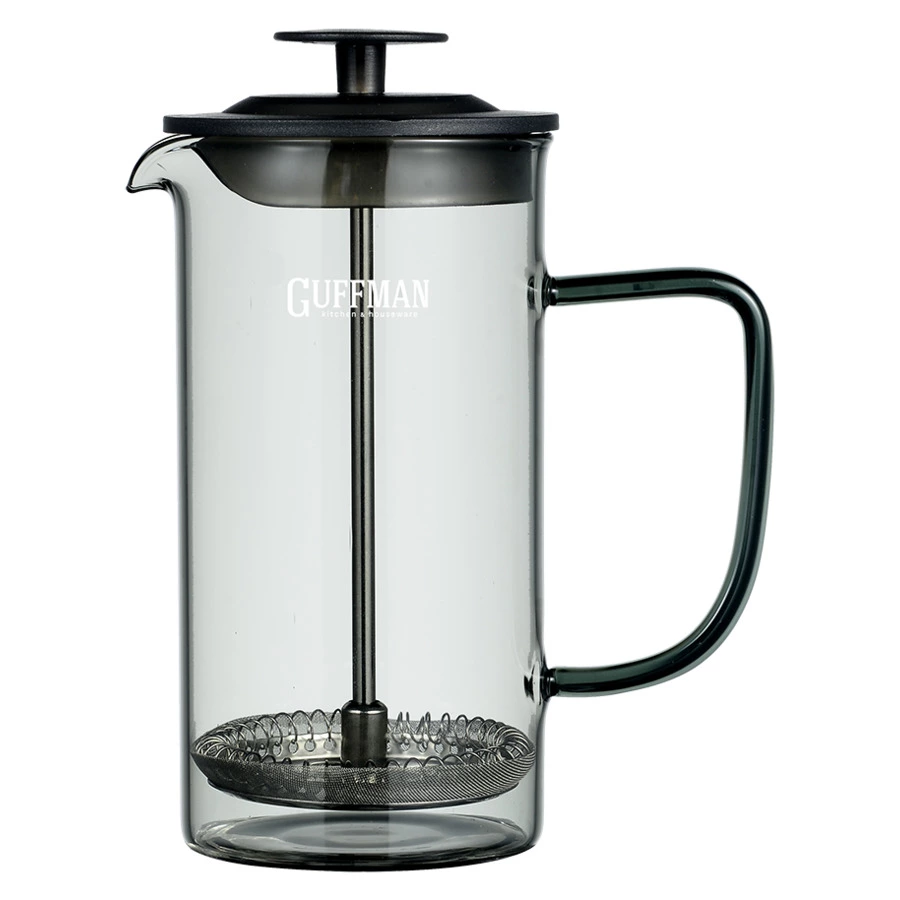 Френч-пресс Guffman Smoke Gray 1 л, стекло