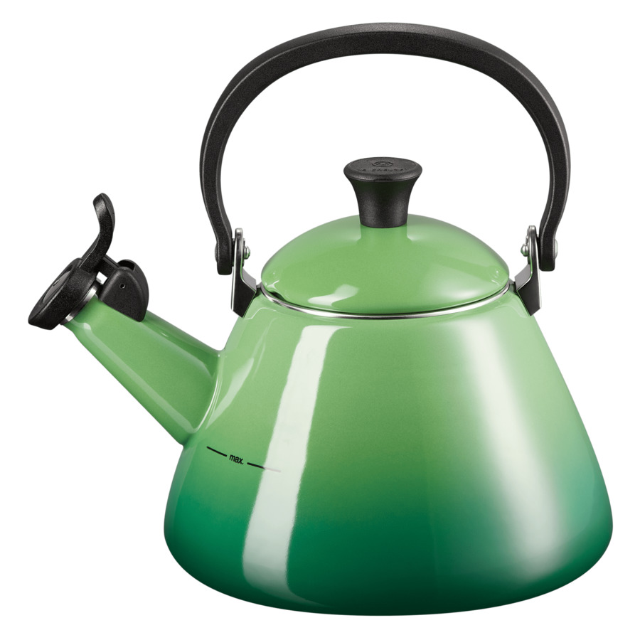 Чайник наплитный со свистком Le Creuset Зеленый Бамбук 1,6 л, сталь нержавеющая чайник наплитный attribute velvet со свистком 2 5 л нерж сталь в ассортименте