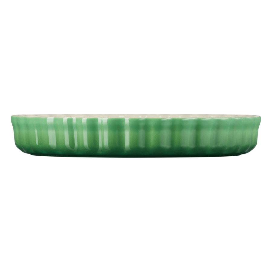 Форма для выпекания рифленная Le Creuset Stoneware Зеленый Бамбук 28 см, керамика