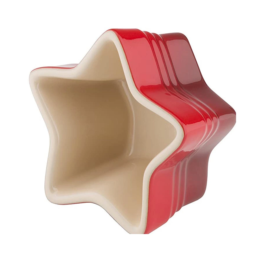 Рамекин Le Creuset Stoneware Звезда 130 мл, керамика, вишня