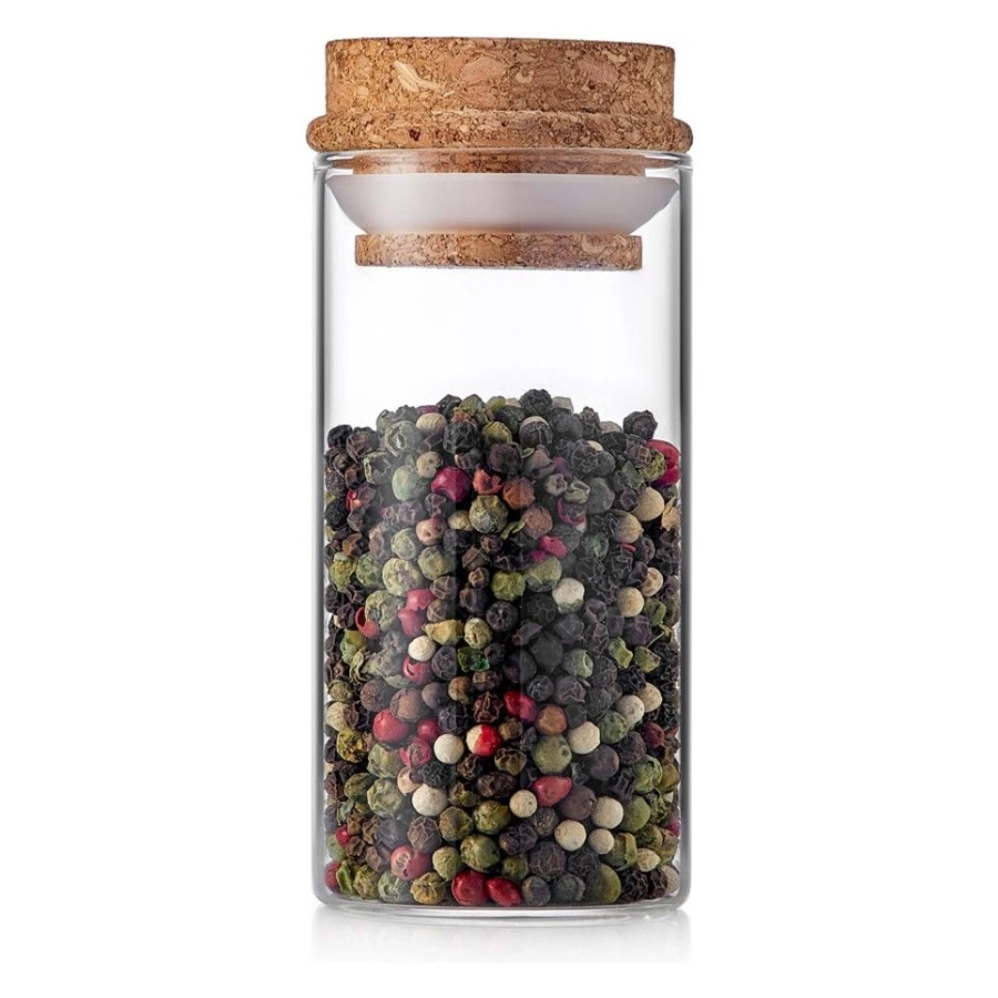 Набор банок для специй Walmer Corky 140 мл, 2 шт, стекло термостойкое, п/к