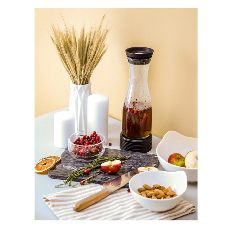 Кувшин-кулер Walmer Fiesta 1 л, стекло термостойкое, п/к