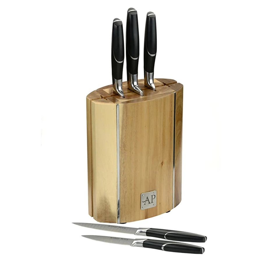 Набор ножей Arthur Price Кухня 5 шт, в деревянном блоке