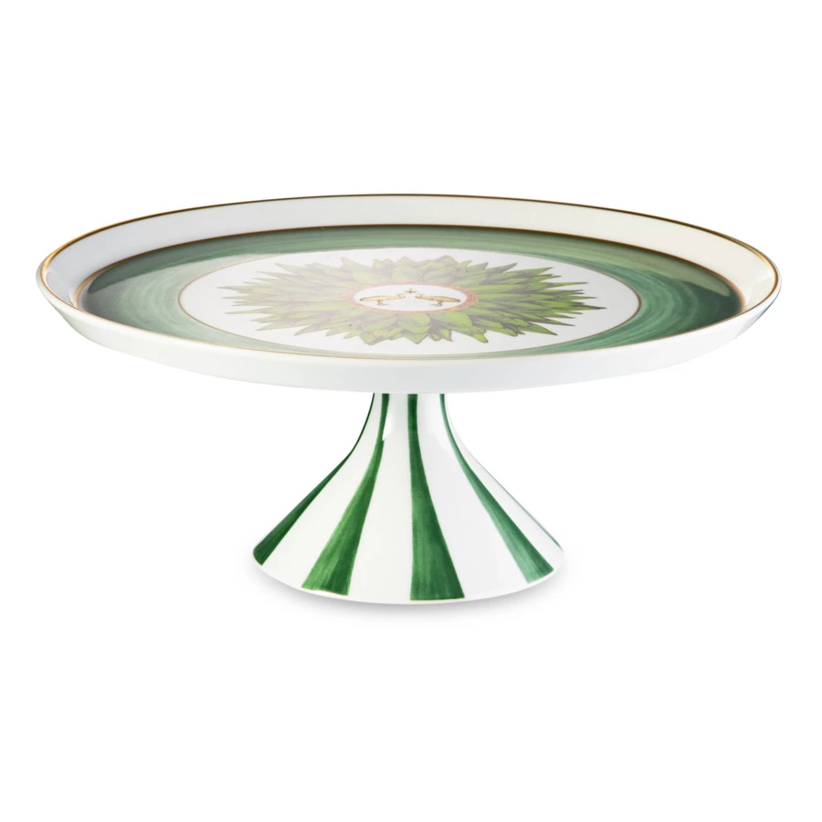 Блюдо для торта на ножке Vista Alegre Амазония 28 см, фарфор