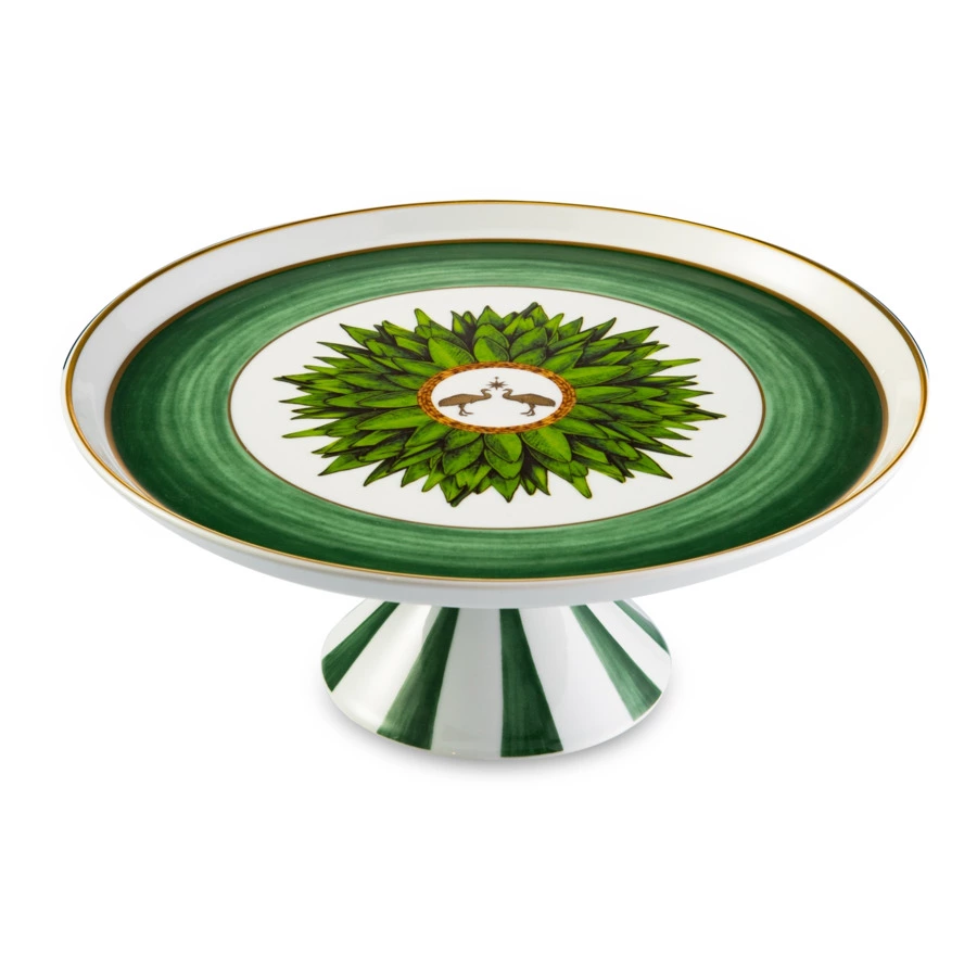 Блюдо для торта на ножке Vista Alegre Амазония 28 см, фарфор
