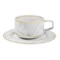 Чашка чайная с блюдцем Vista Alegre Каррара 250 мл, фарфор