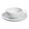 Чашка чайная с блюдцем Vista Alegre Домо Белый 400 мл, фарфор