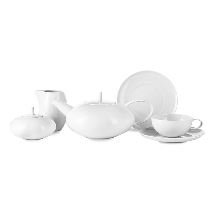 Сервиз чайный Vista Alegre Домо Белый на 6 персон 21 предмет, фарфор
