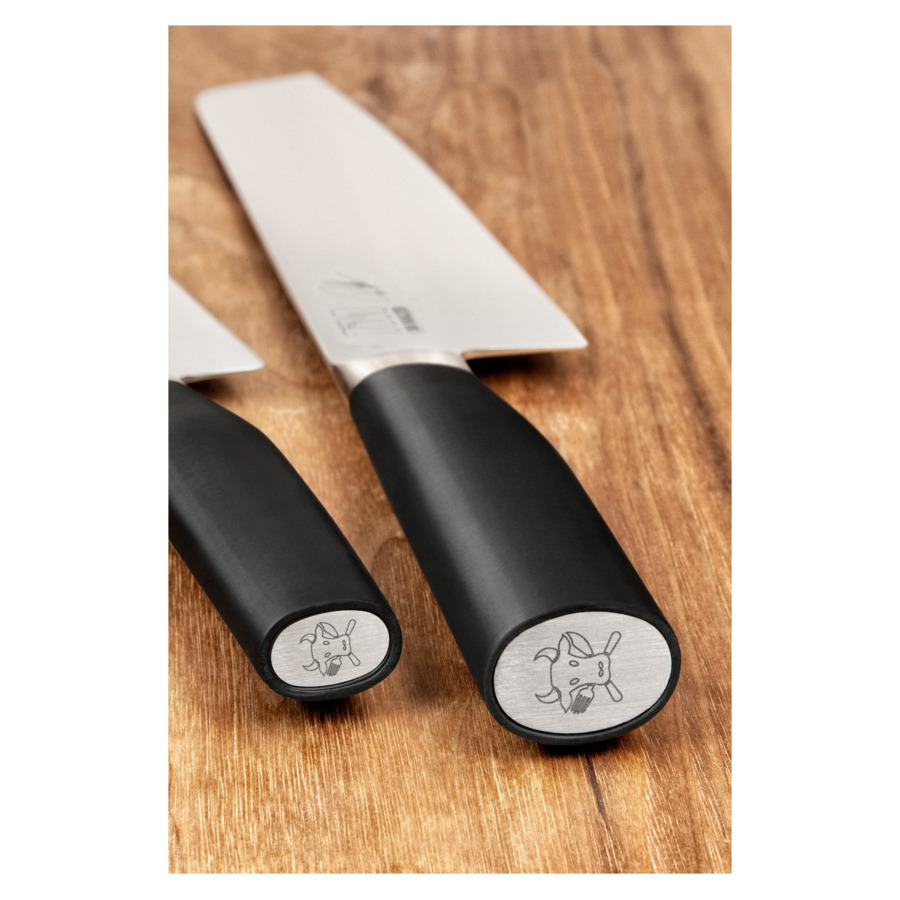 Нож поварской Шеф-Накири KAI Камагата 20 см, кованая сталь, ручка пластик