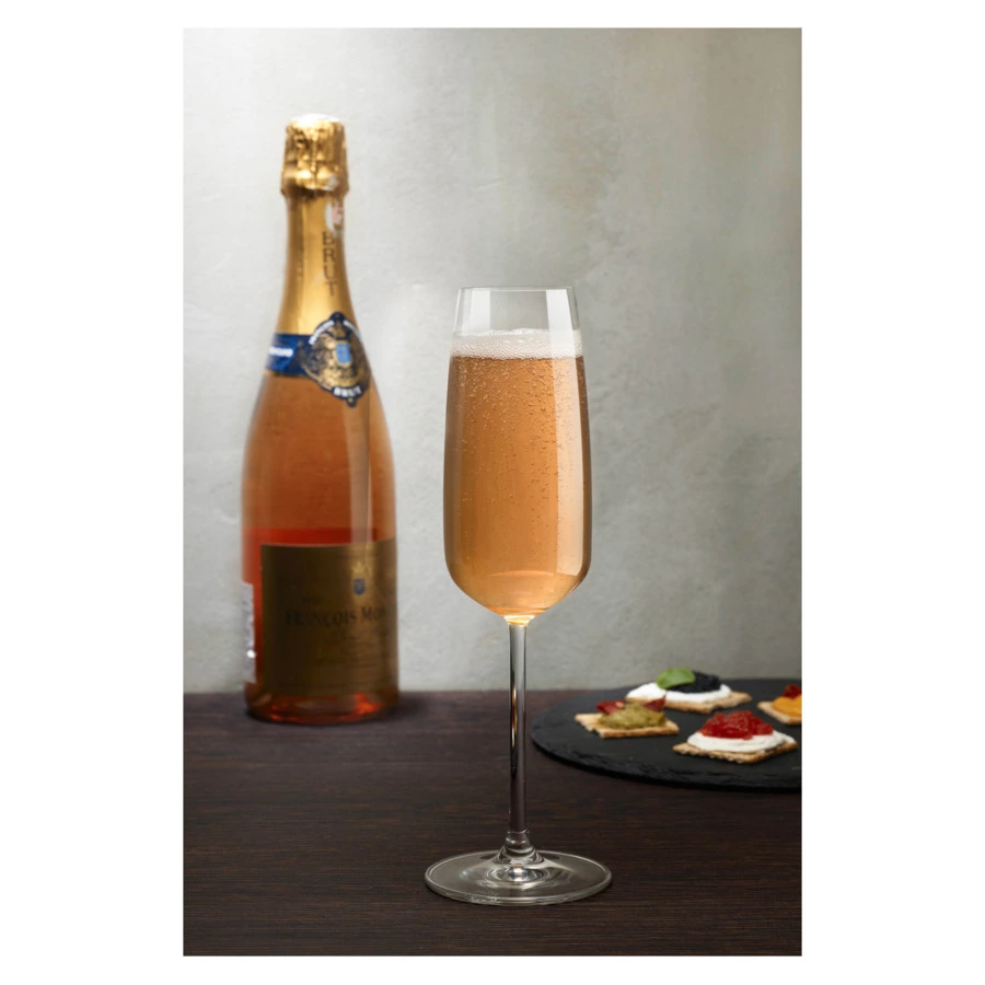 Набор бокалов для шампанского Nude Glass Мираж 245 мл, 2 шт, хрусталь бессвинцовый