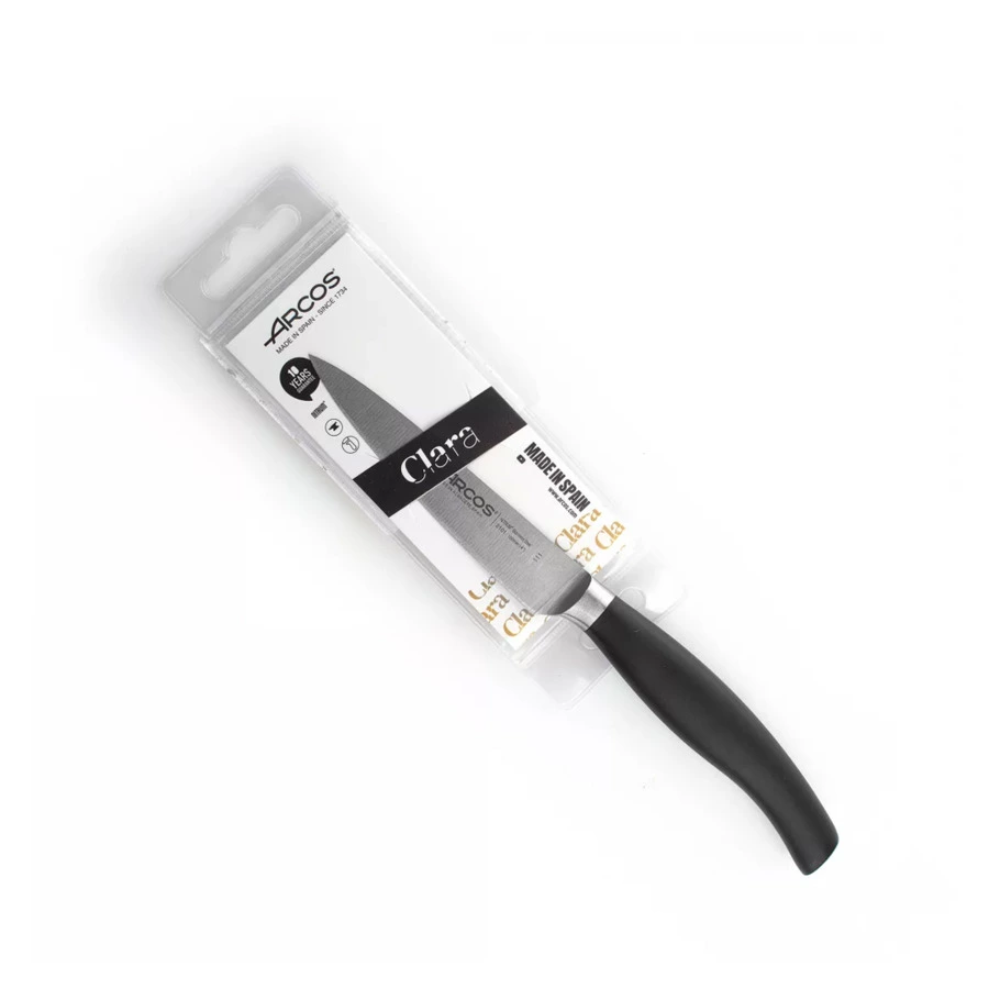 Нож кухонный для чистки овощей Arcos Clara 10 см, сталь нержавеющая, п/к