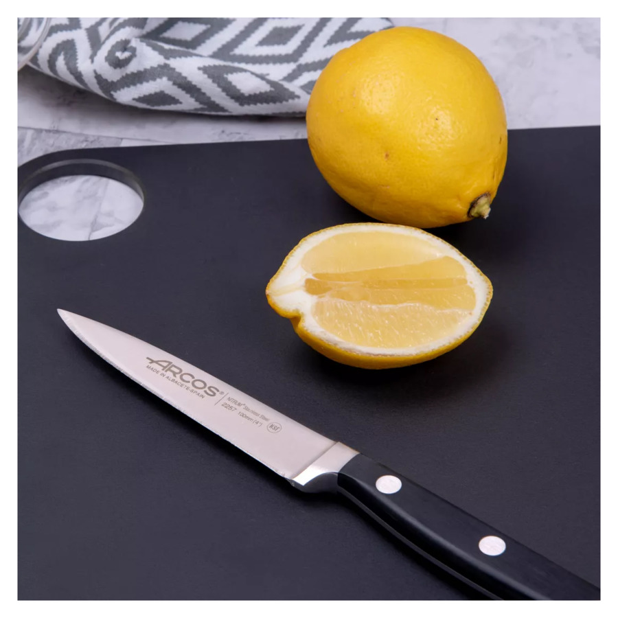Нож кухонный для чистки овощей Arcos Opera 10 см, сталь нержавеющая