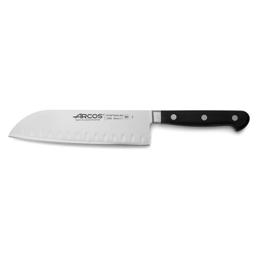 Нож кухонный Сантоку Arcos Opera 18 см, сталь нержавеющая нож кухонный arcos шеф 21 см opera