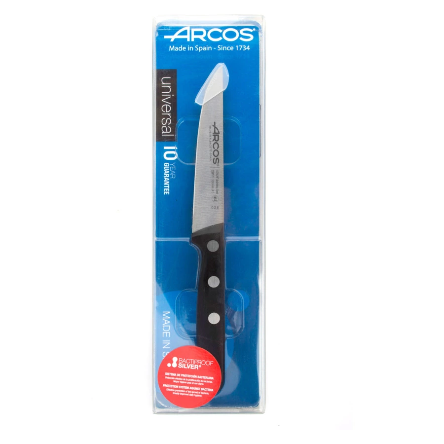 Нож кухонный овощной Arcos Universal 10 см, сталь нержавеющая